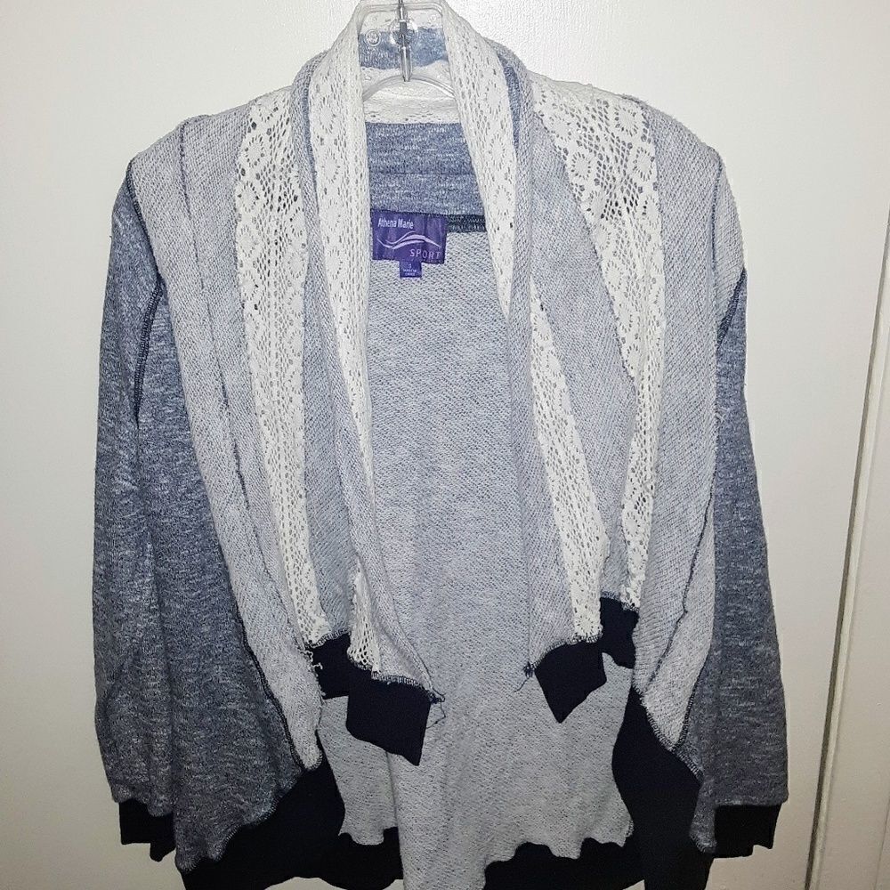 Athena Marie Open Sport Cardigan Size Small